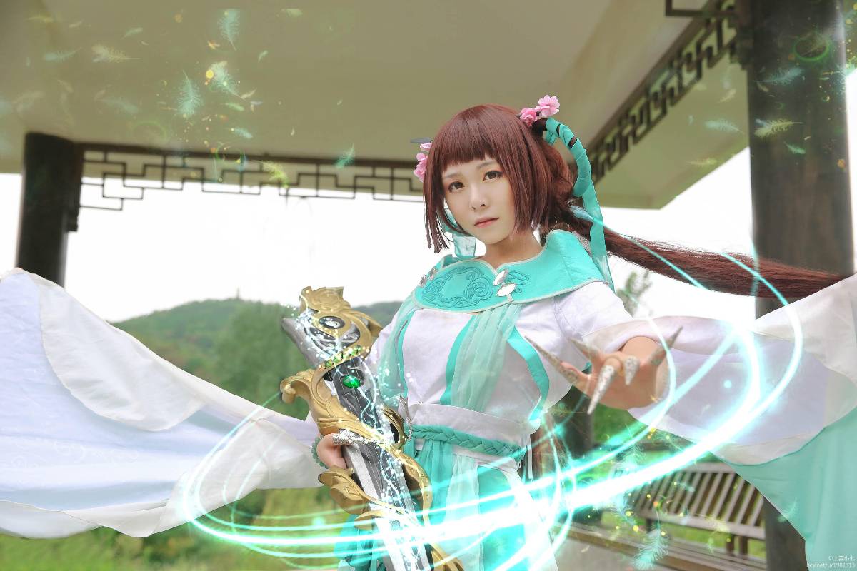 "Thanh kiếm Net 3" Changgemen Qinluo c o s p l a y