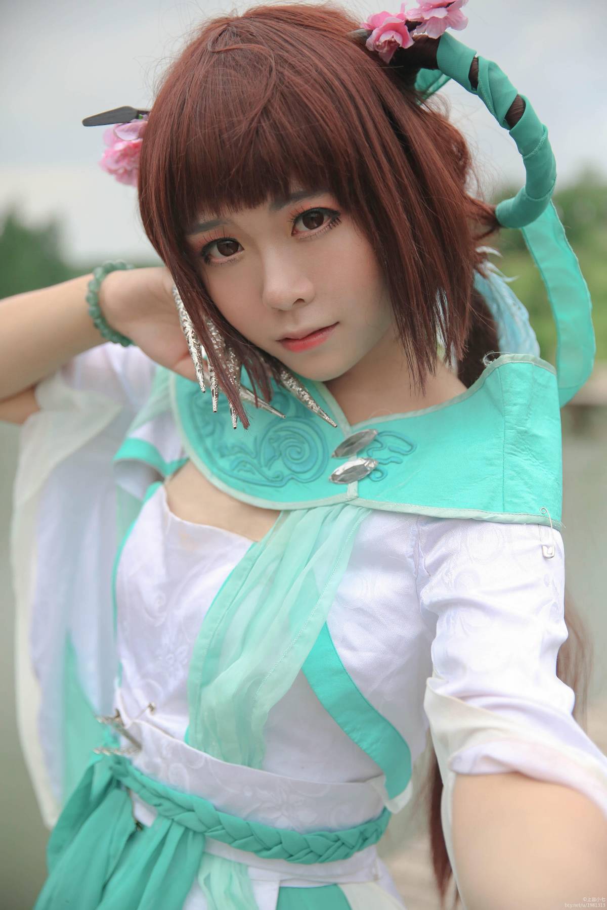 "Thanh kiếm Net 3" Changgemen Qinluo c o s p l a y