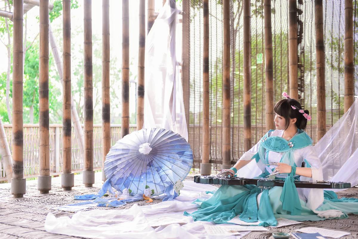 "Thanh kiếm Net 3" Changgemen Qinluo c o s p l a y