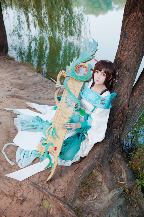 "Thanh kiếm Net 3" Changgemen Qinluo c o s p l a y