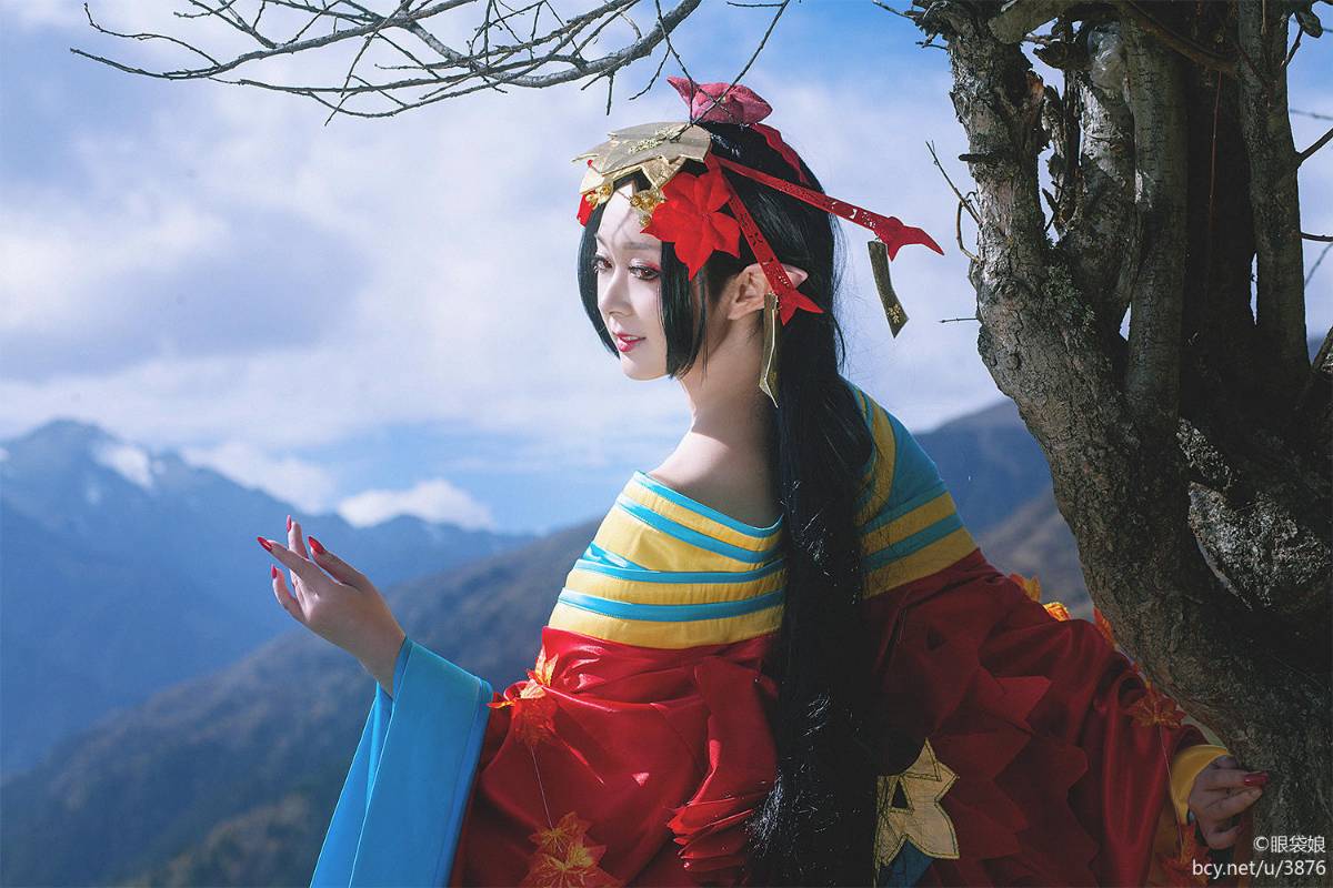 "Trò chơi di động Onmyoji" Ghost Girl Hongye đã chờ đợi bạn ở đây c o s p l a y