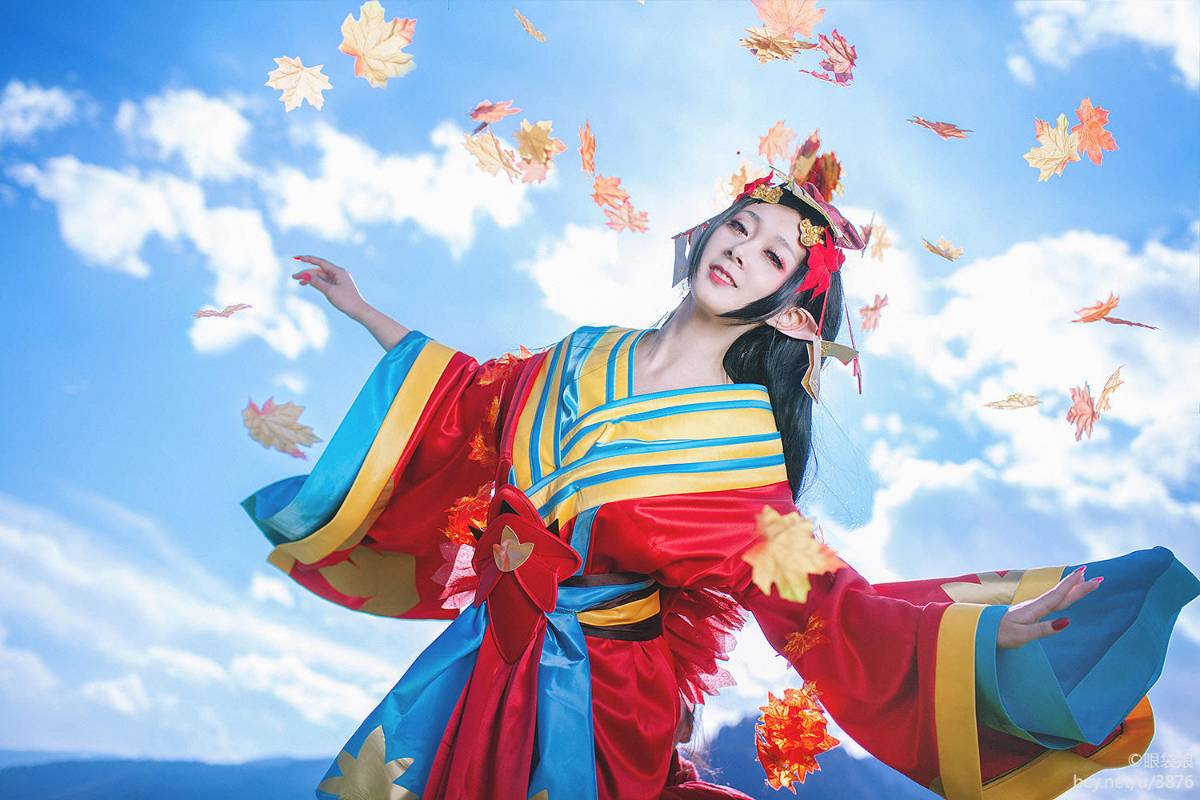 "Trò chơi di động Onmyoji" Ghost Girl Hongye đã chờ đợi bạn ở đây c o s p l a y