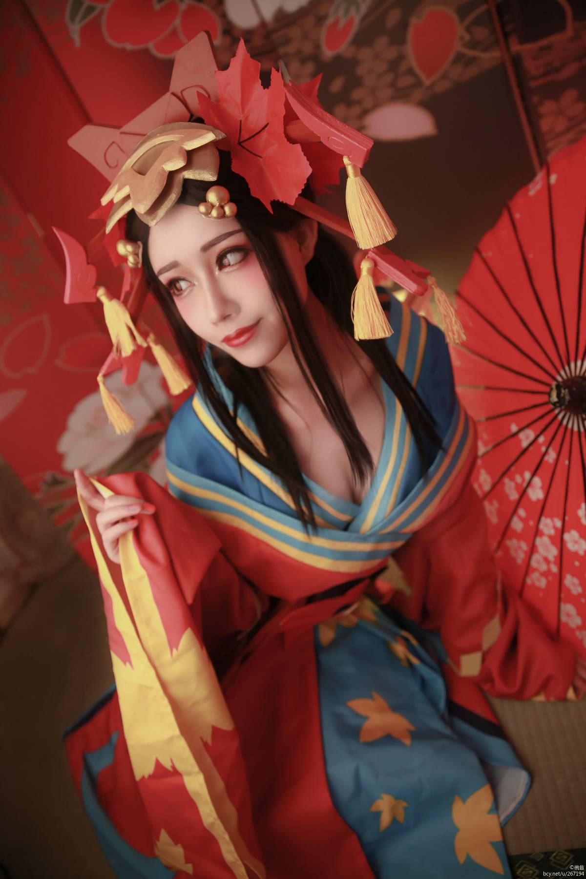 "Trò chơi di động Onmyoji" Ghost Girl Hongye đã chờ đợi bạn ở đây c o s p l a y
