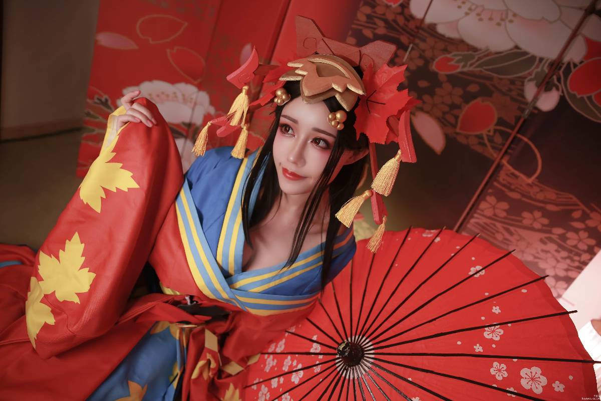 "Trò chơi di động Onmyoji" Ghost Girl Hongye đã chờ đợi bạn ở đây c o s p l a y