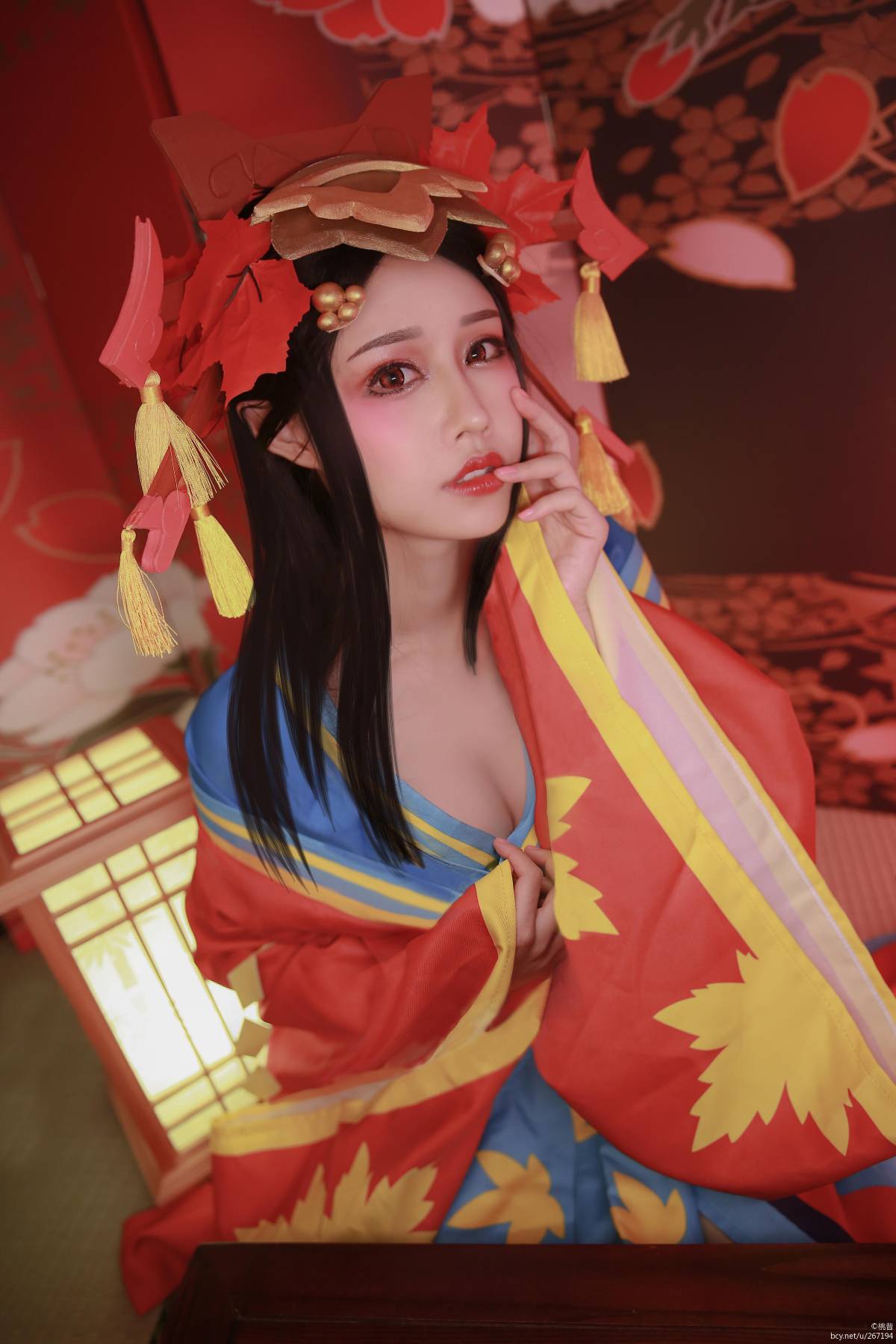 "Trò chơi di động Onmyoji" Ghost Girl Hongye đã chờ đợi bạn ở đây c o s p l a y