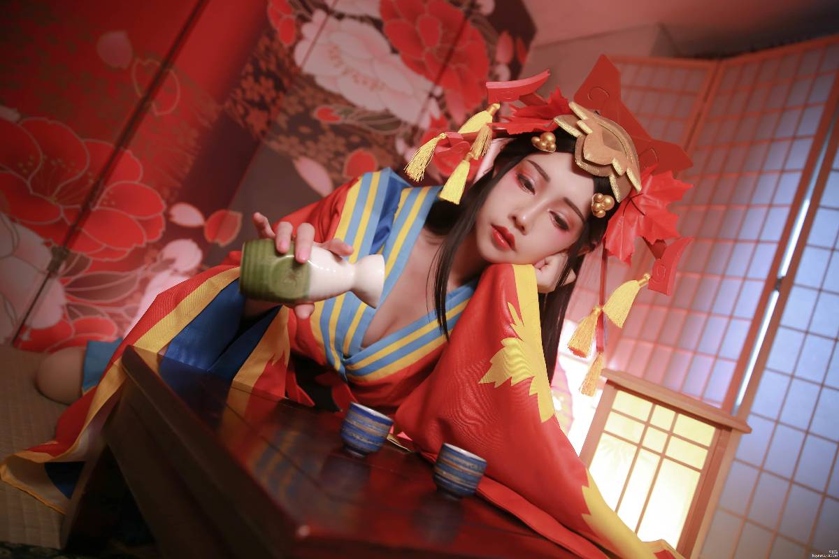 "Trò chơi di động Onmyoji" Ghost Girl Hongye đã chờ đợi bạn ở đây c o s p l a y