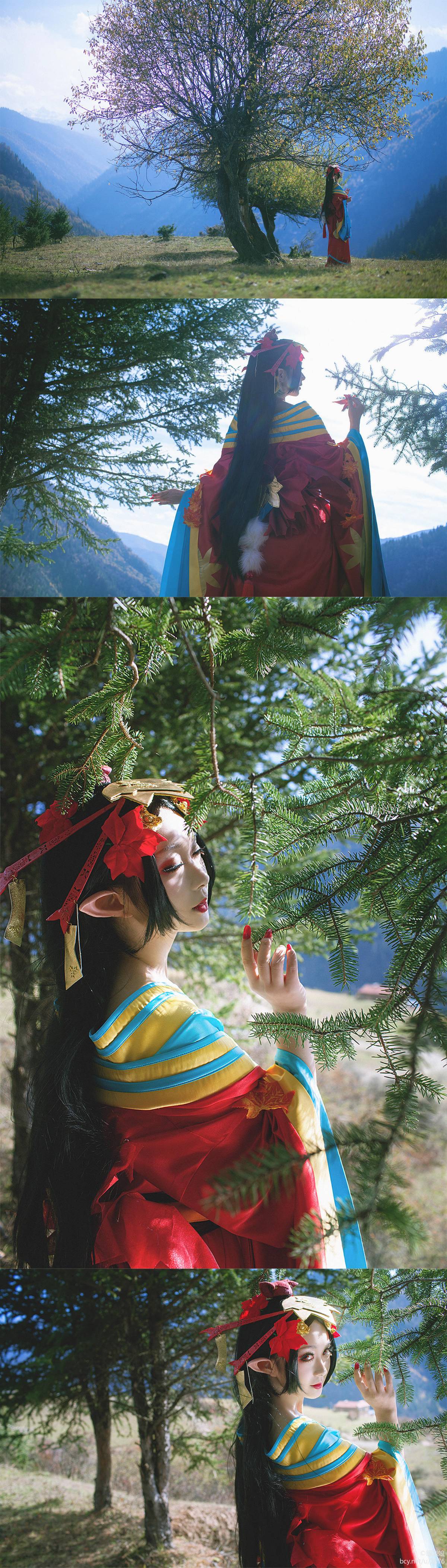 "Trò chơi di động Onmyoji" Ghost Girl Hongye đã chờ đợi bạn ở đây c o s p l a y