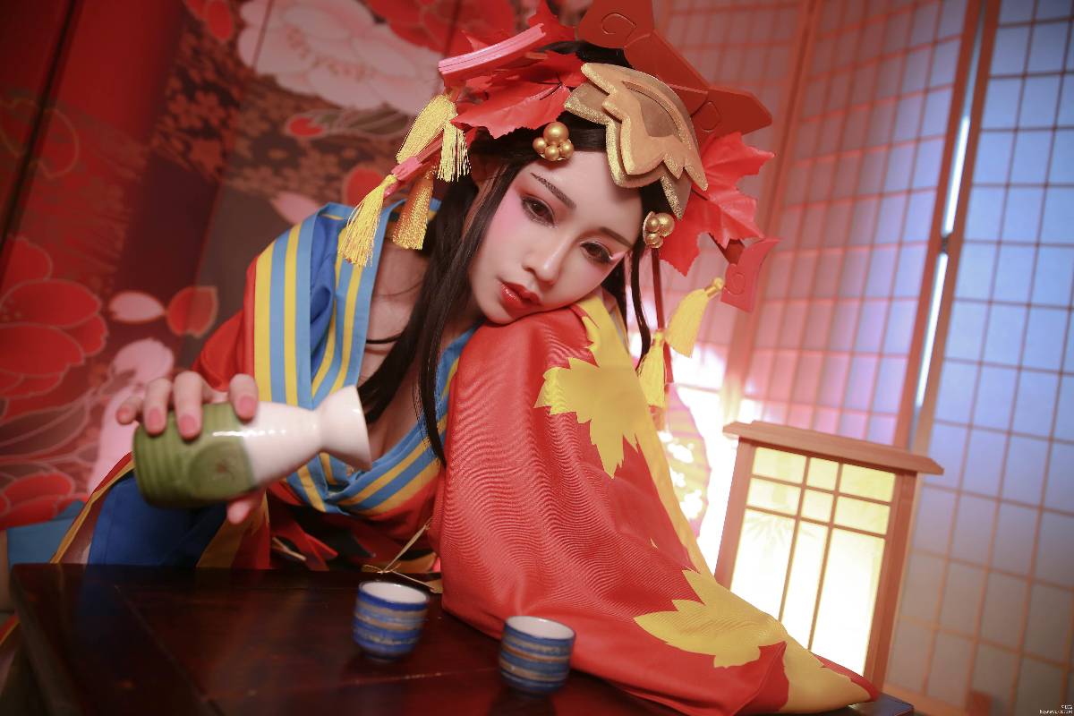 "Trò chơi di động Onmyoji" Ghost Girl Hongye đã chờ đợi bạn ở đây c o s p l a y