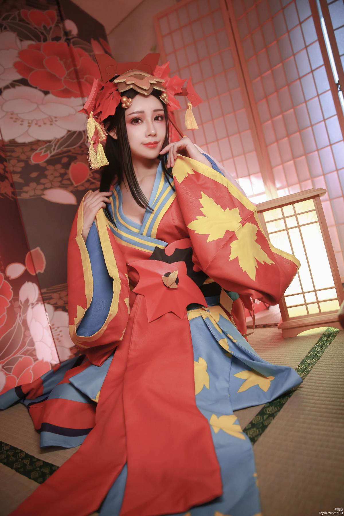 "Trò chơi di động Onmyoji" Ghost Girl Hongye đã chờ đợi bạn ở đây c o s p l a y