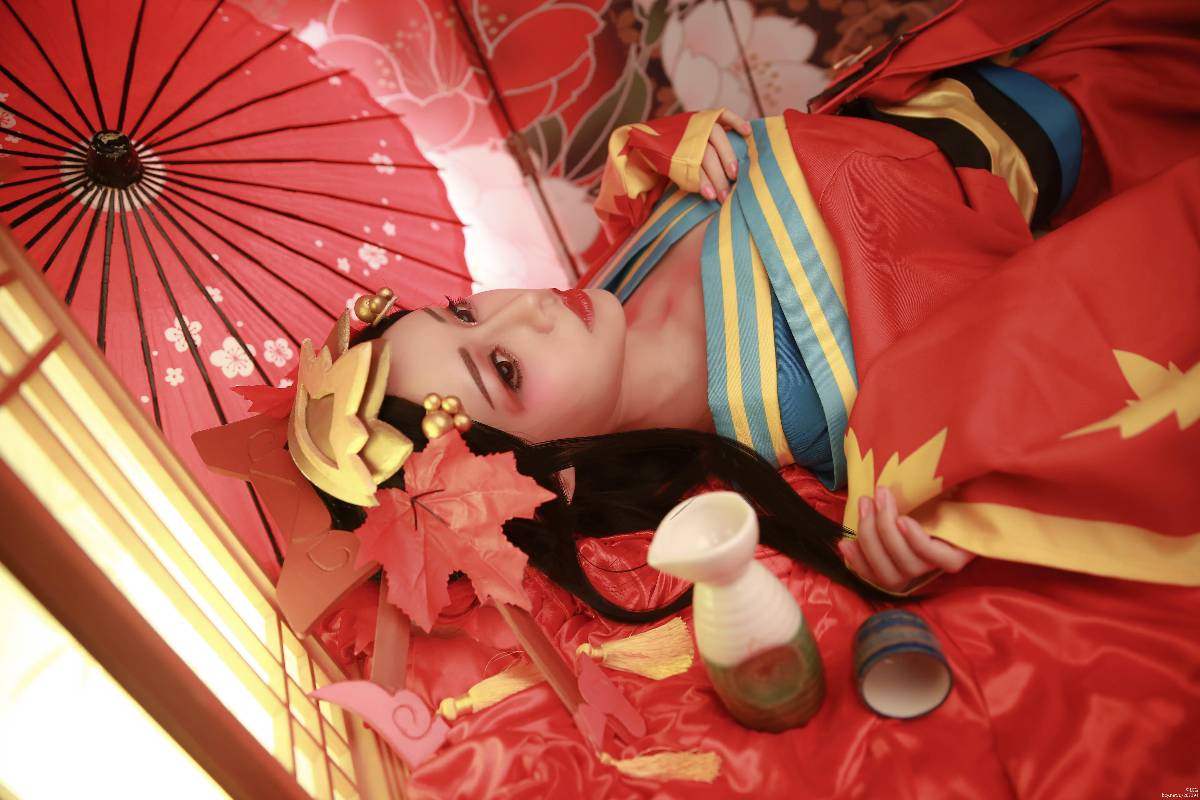 "Trò chơi di động Onmyoji" Ghost Girl Hongye đã chờ đợi bạn ở đây c o s p l a y