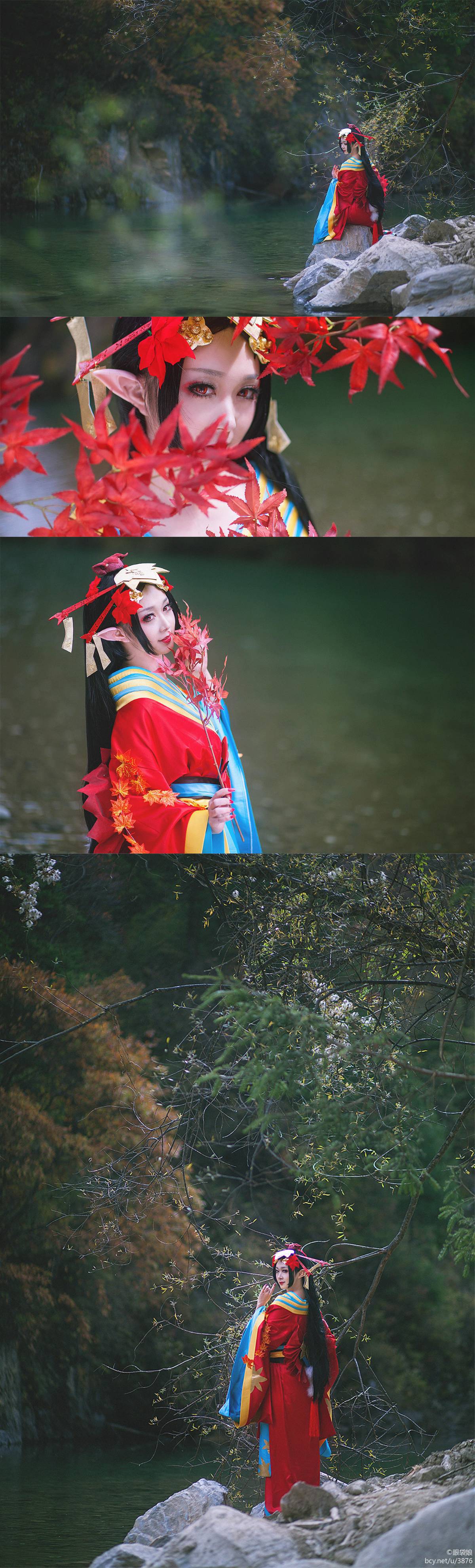 "Trò chơi di động Onmyoji" Ghost Girl Hongye đã chờ đợi bạn ở đây c o s p l a y