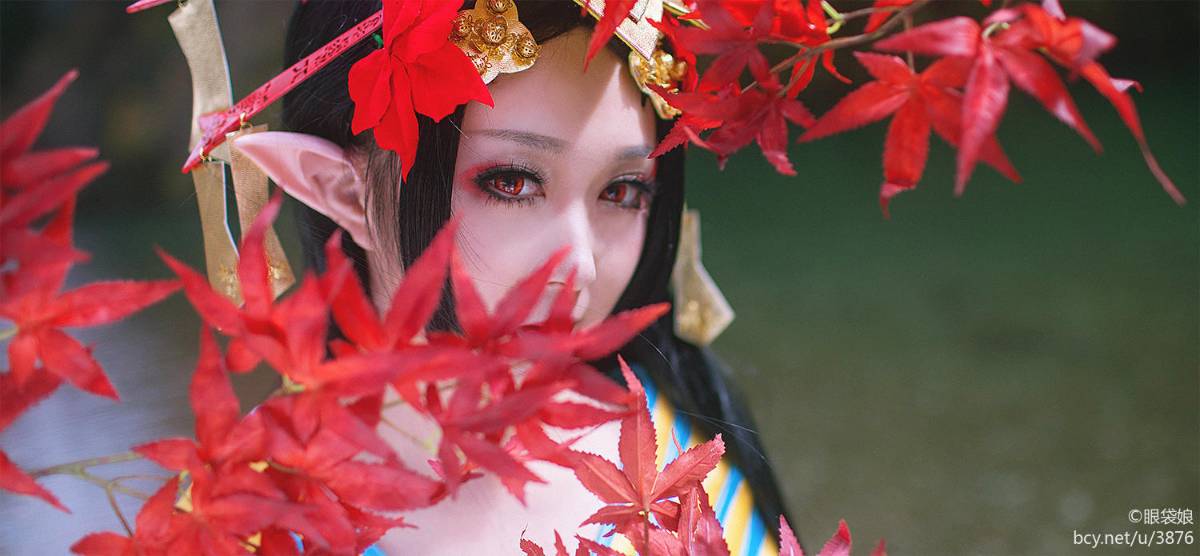 "Trò chơi di động Onmyoji" Ghost Girl Hongye đã chờ đợi bạn ở đây c o s p l a y