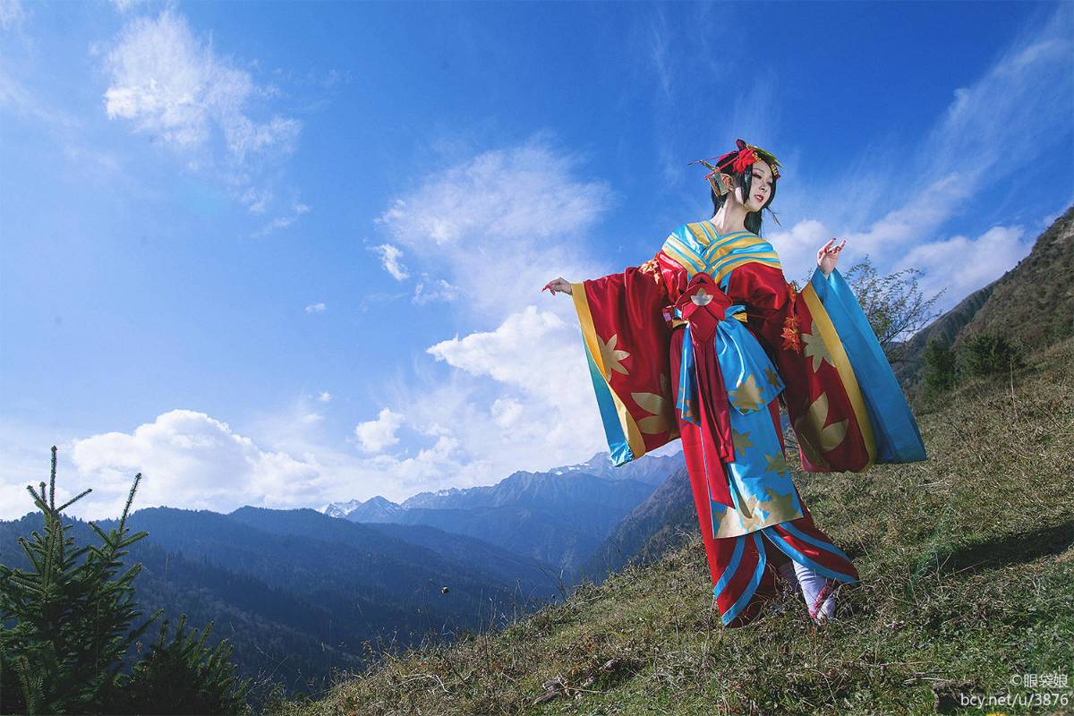 "Trò chơi di động Onmyoji" Ghost Girl Hongye đã chờ đợi bạn ở đây c o s p l a y