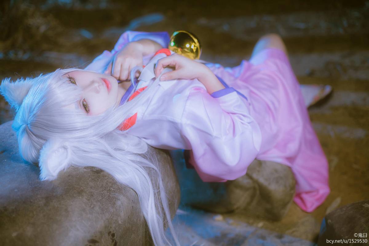 Kimono c o s p l biến đổi cổ tích bạc "