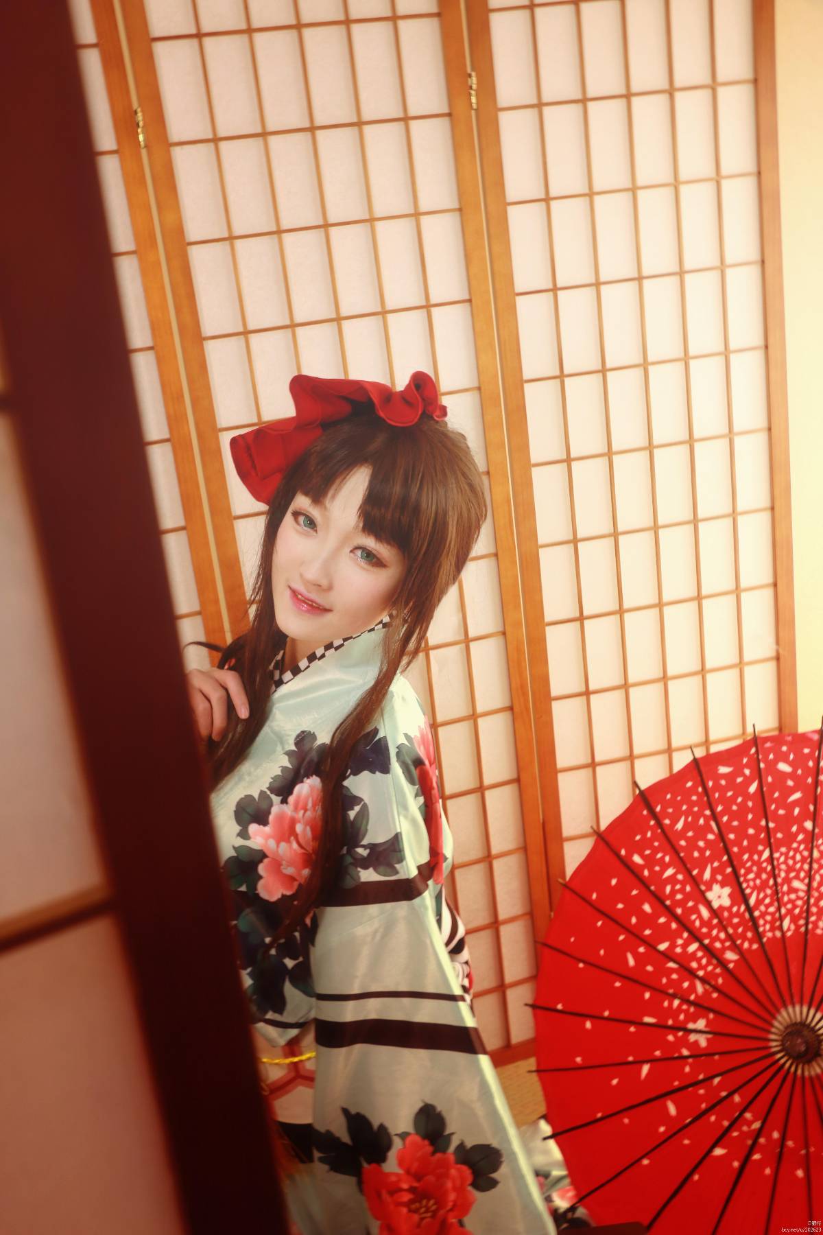 "Số phận dài đêm ubw" Tosaka rin Kimono c o s p l a y