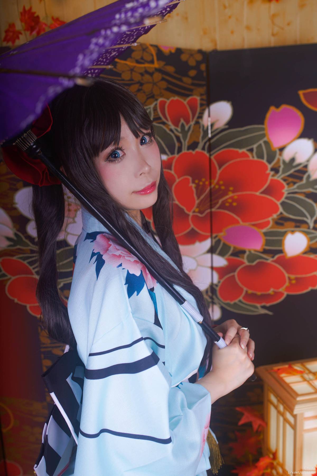 "Số phận dài đêm ubw" Tosaka rin Kimono c o s p l a y