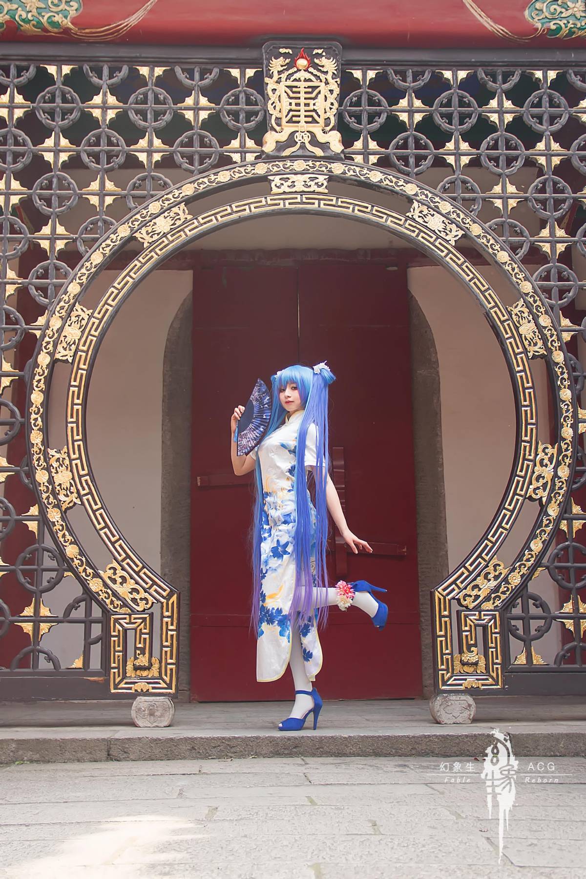 "Vocaloid" Miku Cheongsam Ver3 Phiên bản c o s p l a y