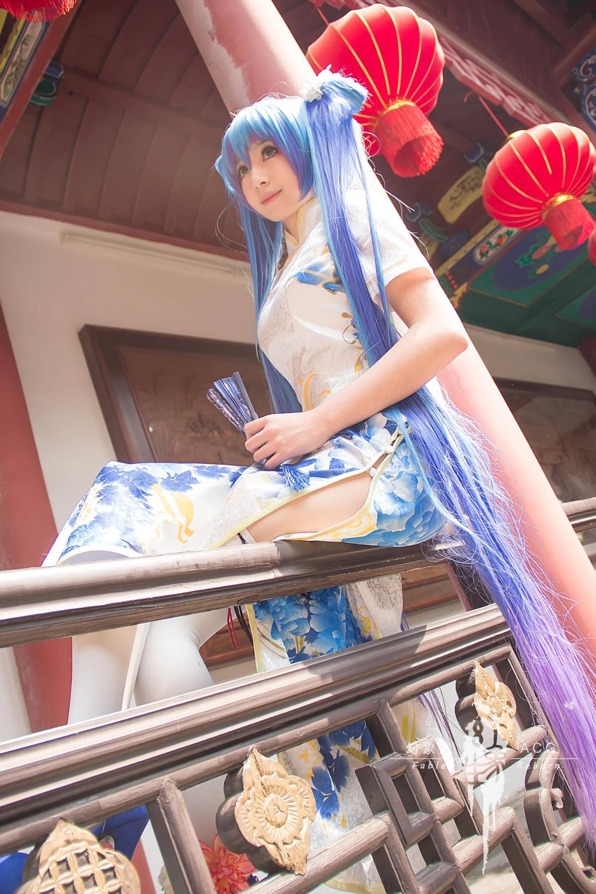 "Vocaloid" Miku Cheongsam Ver3 Phiên bản c o s p l a y