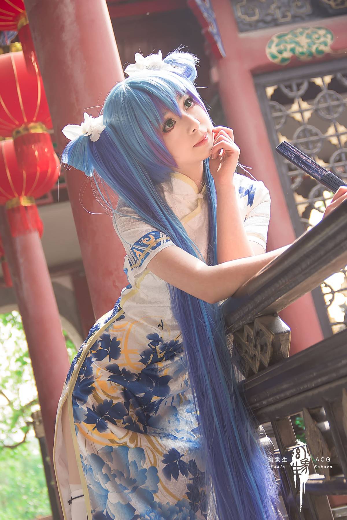 "Vocaloid" Miku Cheongsam Ver3 Phiên bản c o s p l a y