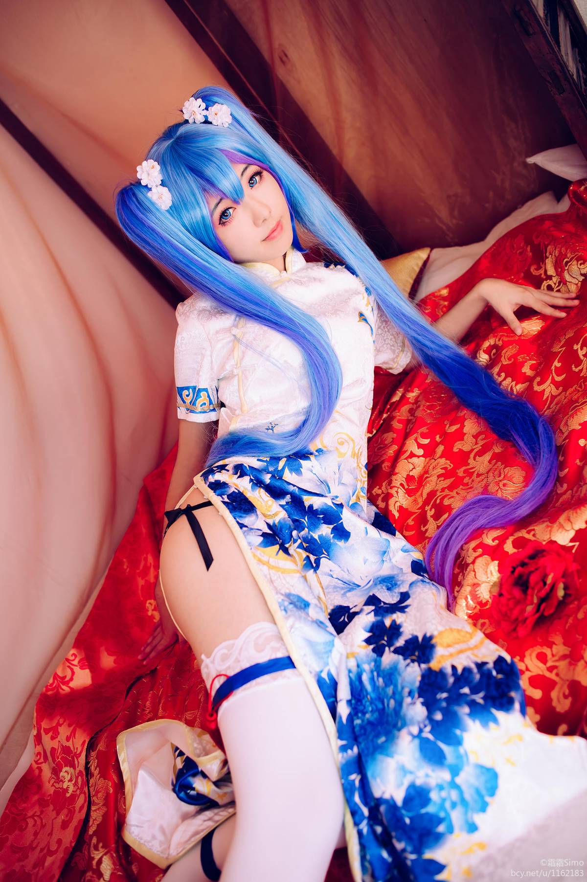 "Vocaloid" Miku Cheongsam Ver3 Phiên bản c o s p l a y