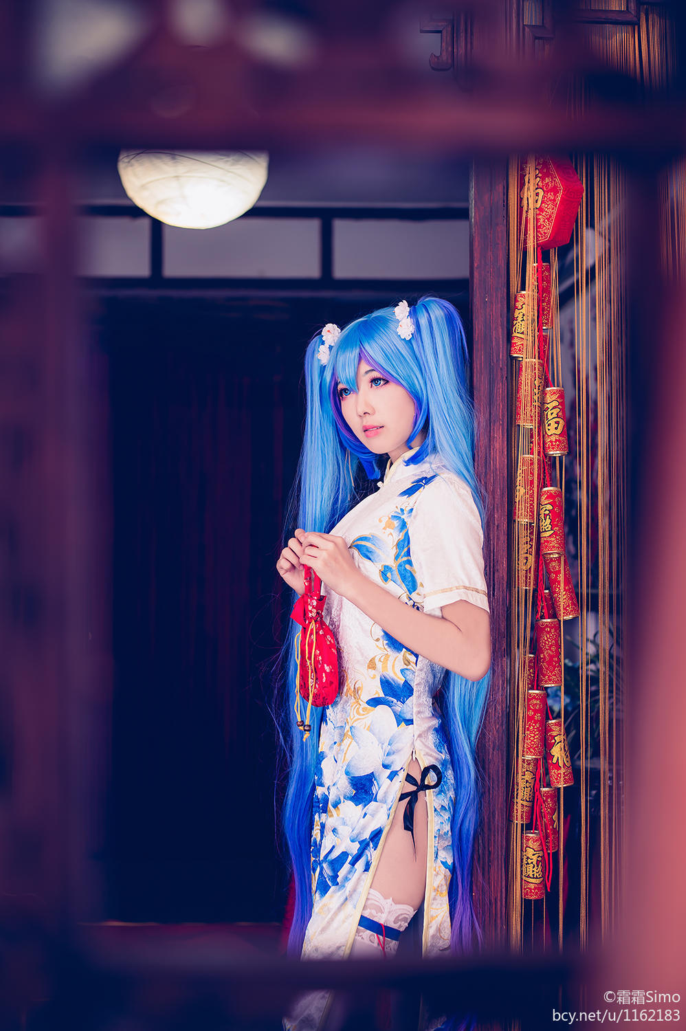 "Vocaloid" Miku Cheongsam Ver3 Phiên bản c o s p l a y