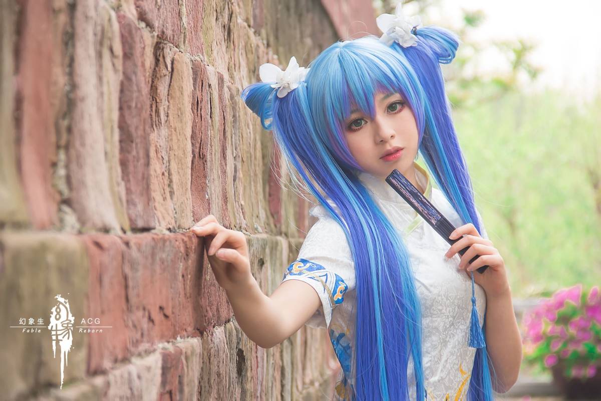 "Vocaloid" Miku Cheongsam Ver3 Phiên bản c o s p l a y