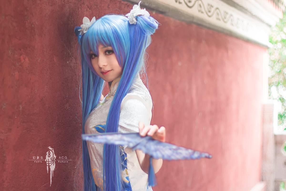"Vocaloid" Miku Cheongsam Ver3 Phiên bản c o s p l a y