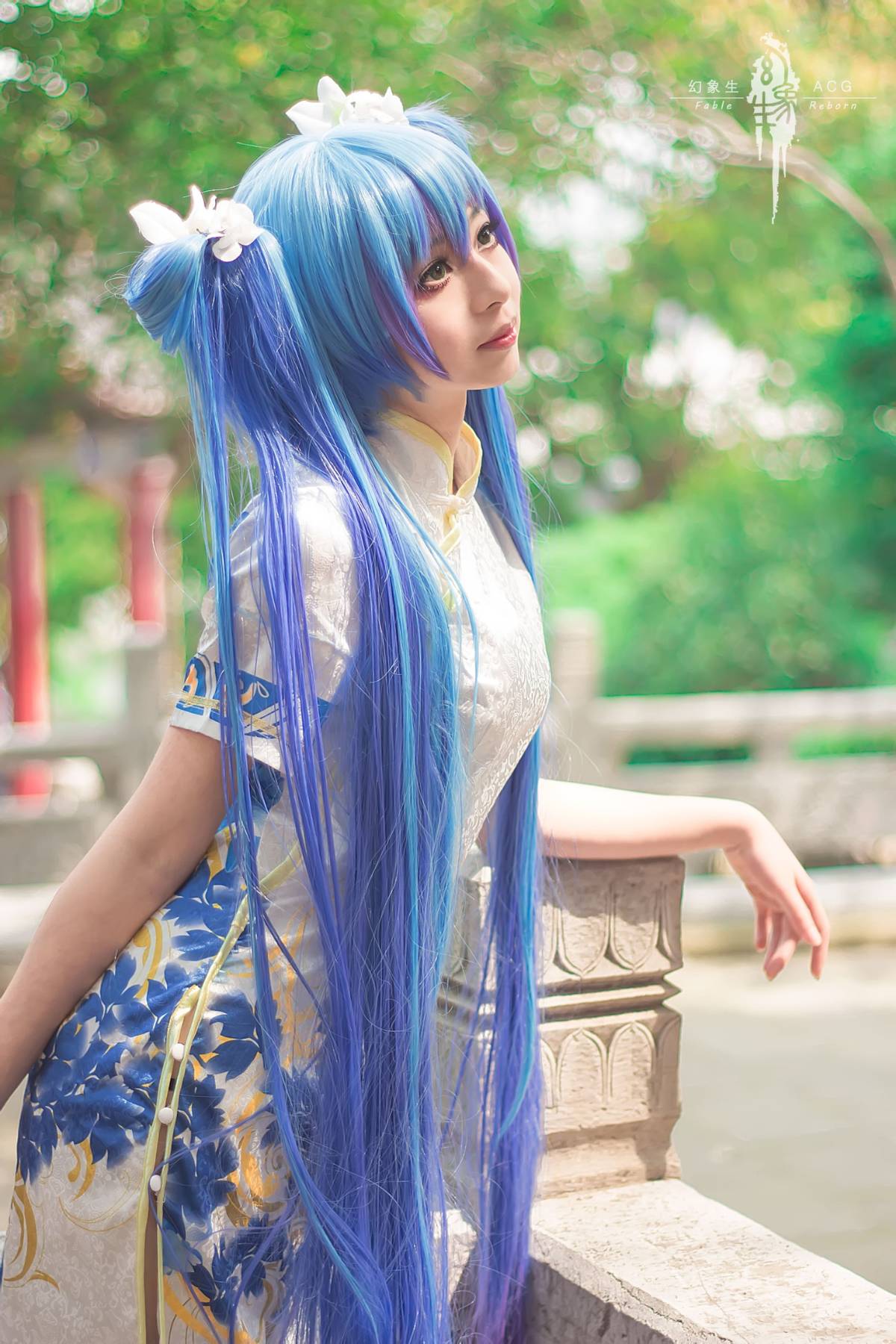 "Vocaloid" Miku Cheongsam Ver3 Phiên bản c o s p l a y