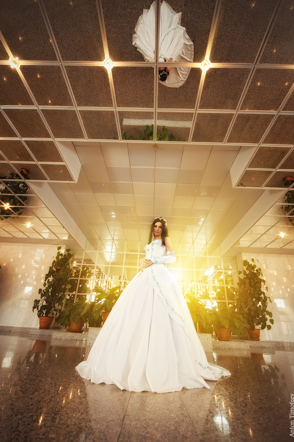 "Final Fantasy 9" Princess White Dress C o s p l a y