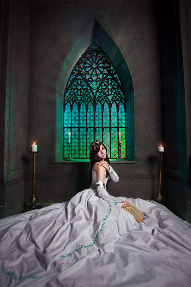 "Final Fantasy 9" Princess White Dress C o s p l a y
