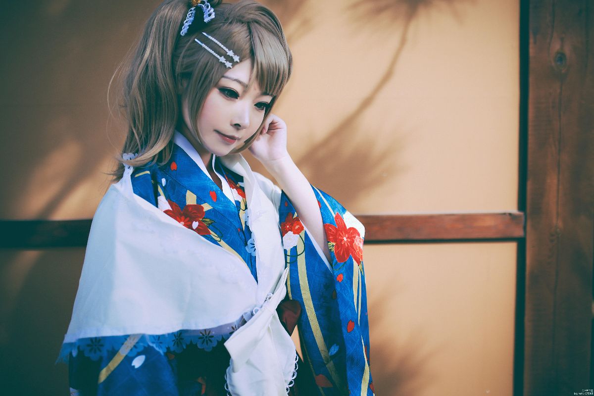 "Love Live" Taisho Kimono Unawaked Nan Xiaoniao C O S P L A Y