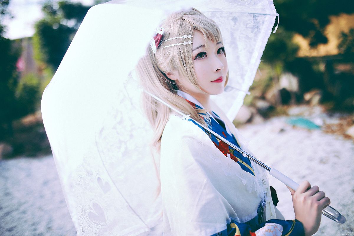 "Love Live" Taisho Kimono Unawaked Nan Xiaoniao C O S P L A Y