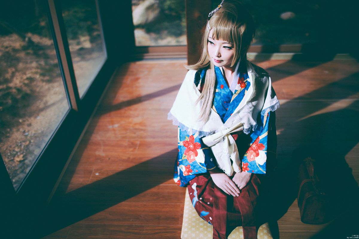 "Love Live" Taisho Kimono Unawaked Nan Xiaoniao C O S P L A Y