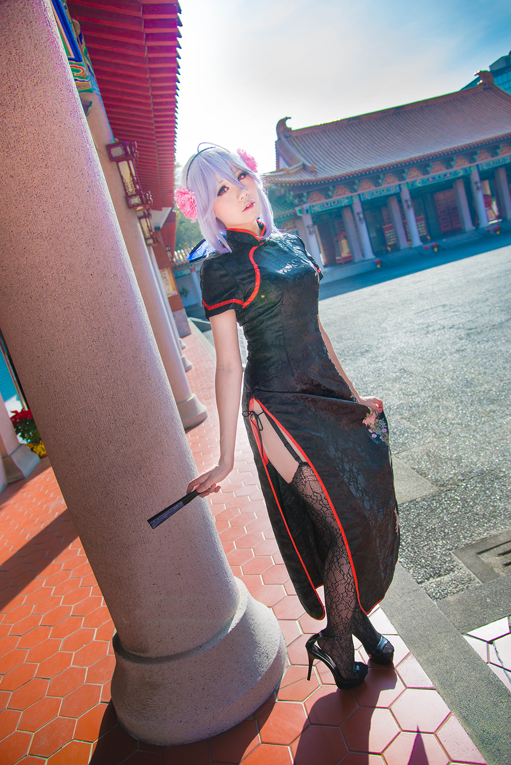 "Vocaloid" Haku Cheongsam phiên bản c o s p l a y