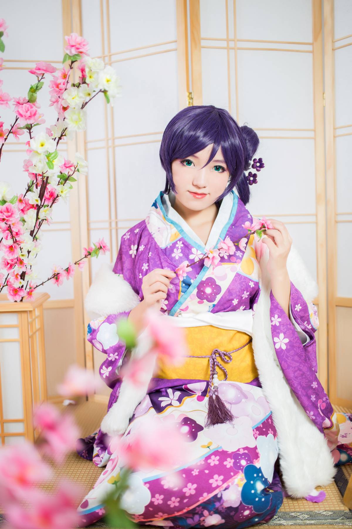 "Lovelive" tháng đầu tiên của kimono đã không đánh thức tojo chi c o s p l a y