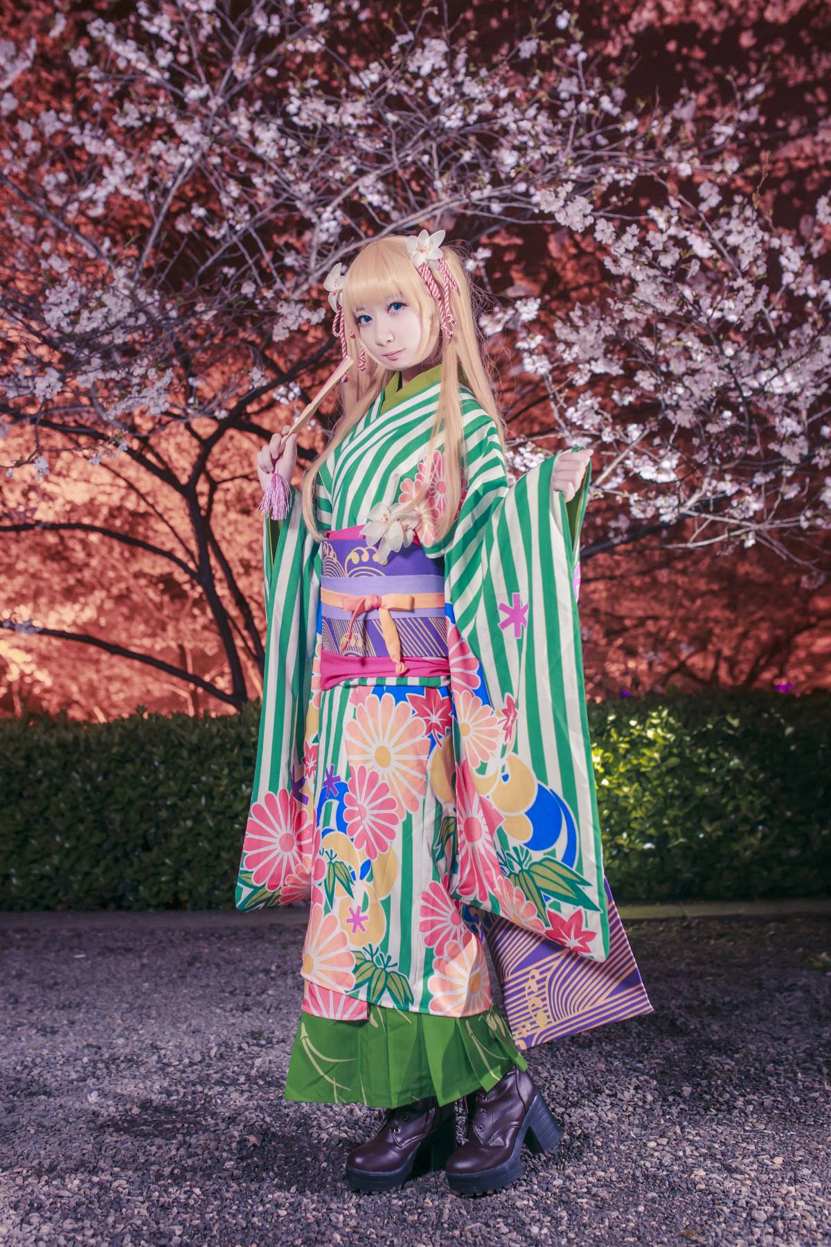 "Làm thế nào để phát triển một nữ anh hùng người qua đường" Eri Kimono ver c o s p l a y