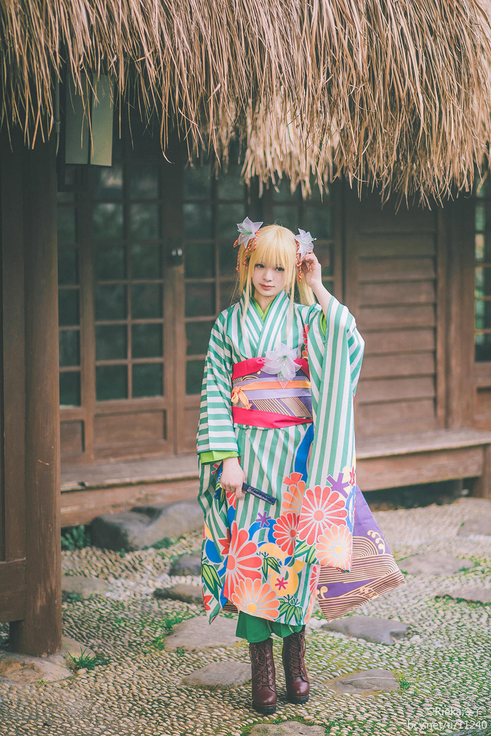 "Làm thế nào để phát triển một nữ anh hùng người qua đường" Eri Kimono ver c o s p l a y