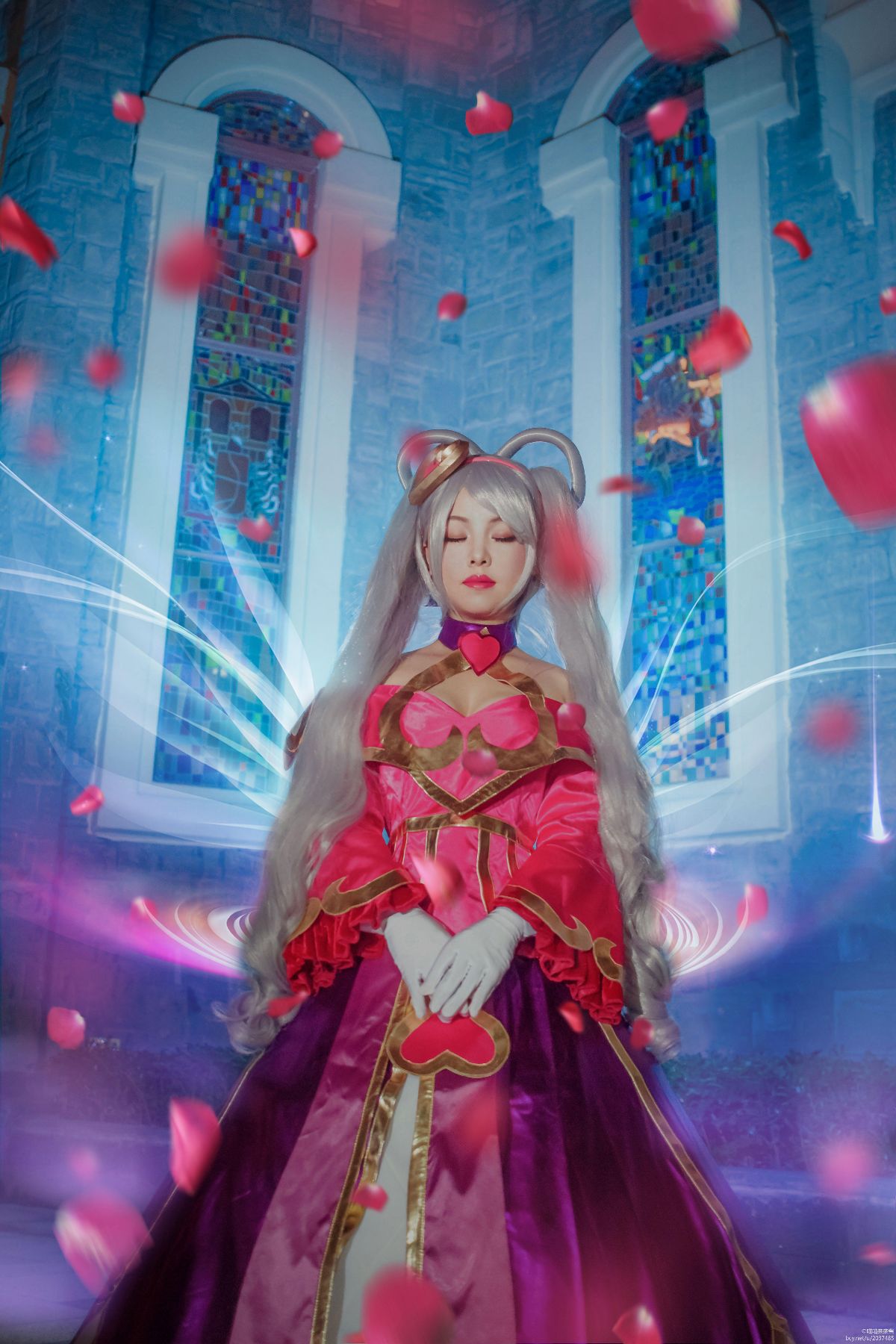 "Liên minh huyền thoại" Ngày Valentine Limited Skin Sweetheart Baby Sona C O S P L A Y