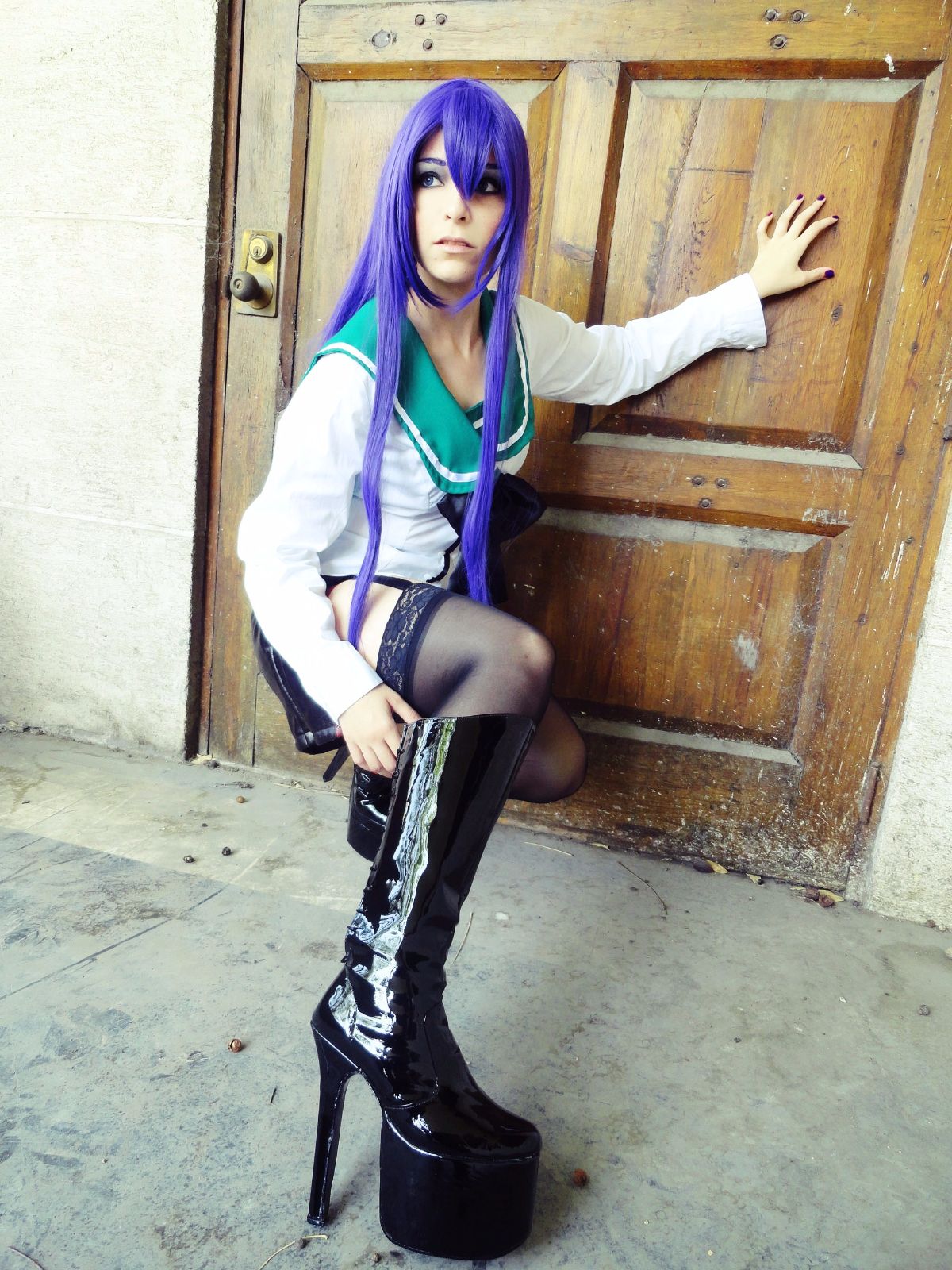 Highschool of the Dead - Busujima Saeko cosplay của Daireth Winehouse