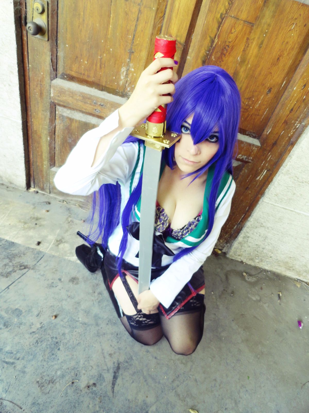 Highschool of the Dead - Busujima Saeko cosplay của Daireth Winehouse
