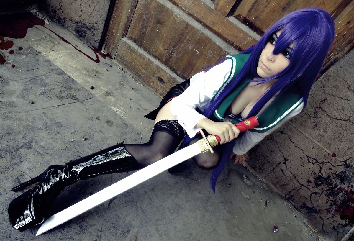Highschool of the Dead - Busujima Saeko cosplay của Daireth Winehouse