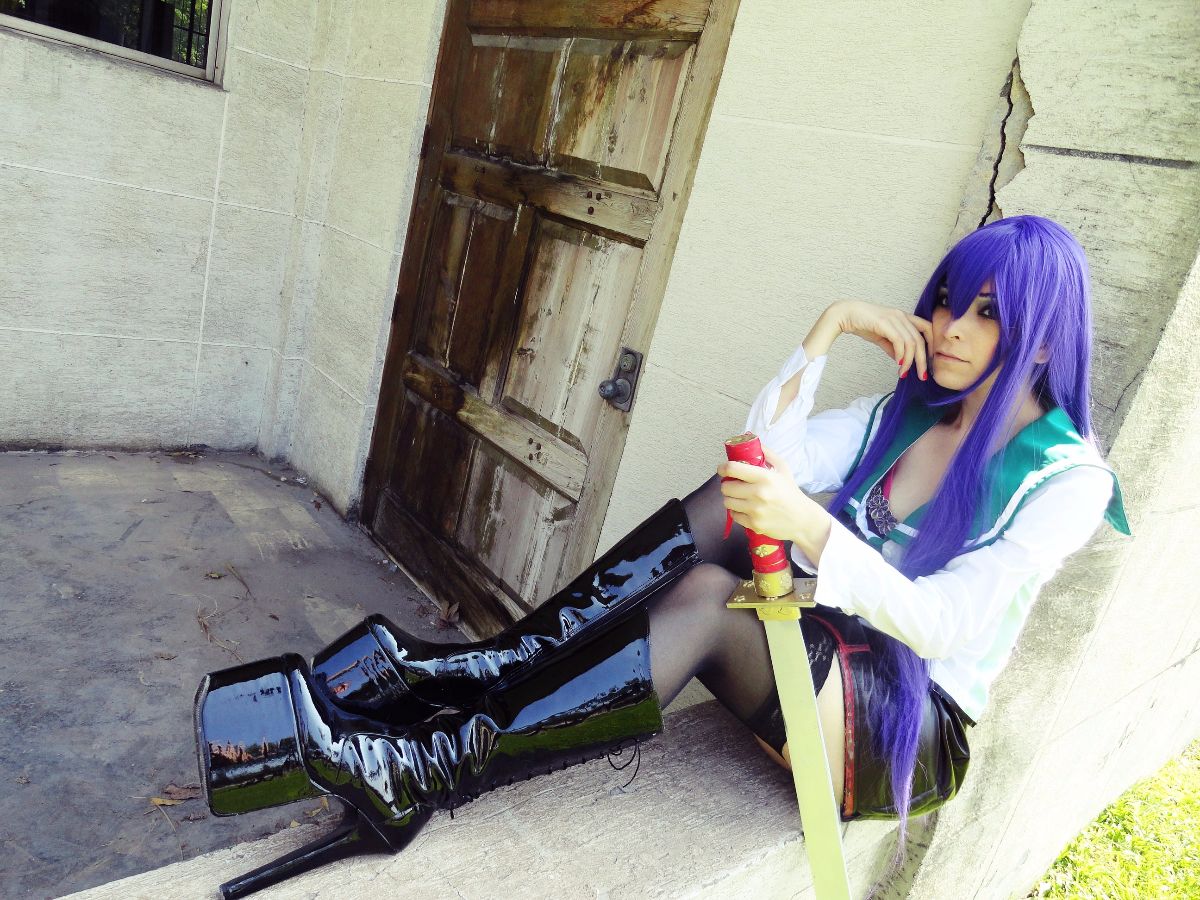Highschool of the Dead - Busujima Saeko cosplay của Daireth Winehouse