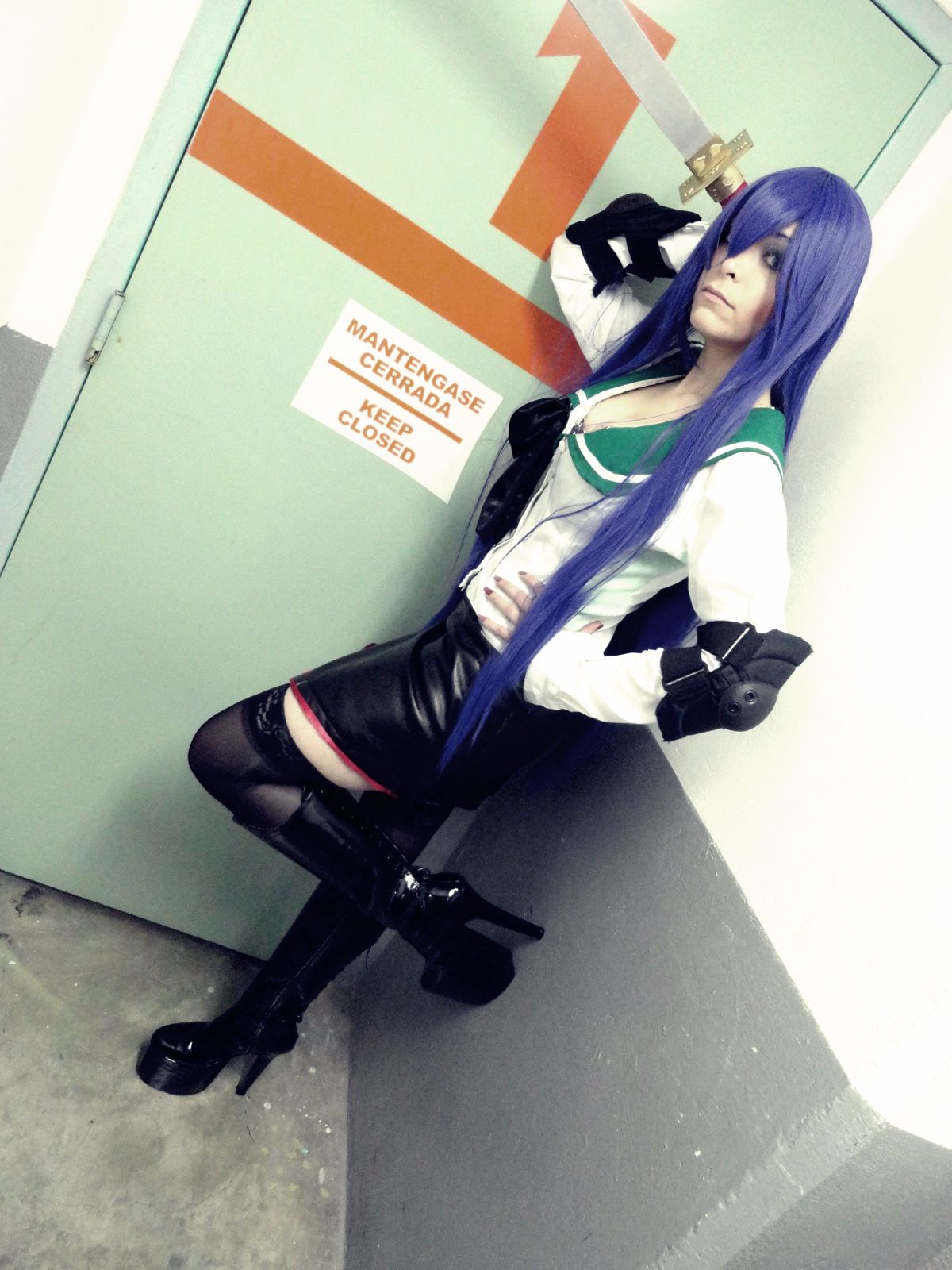 Highschool of the Dead - Busujima Saeko cosplay của Daireth Winehouse