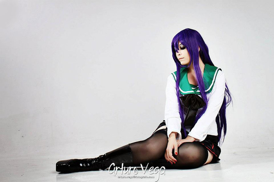 Highschool of the Dead - Busujima Saeko cosplay của Daireth Winehouse