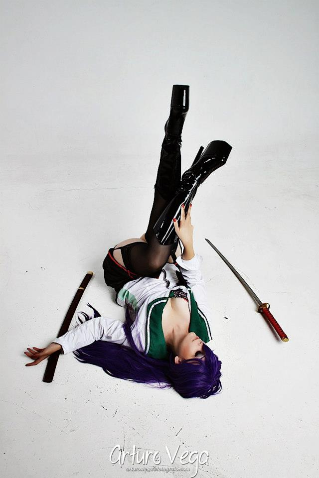 Highschool of the Dead - Busujima Saeko cosplay của Daireth Winehouse
