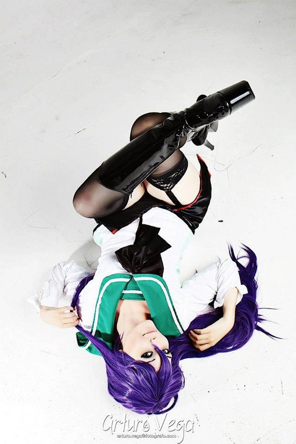 Highschool of the Dead - Busujima Saeko cosplay của Daireth Winehouse