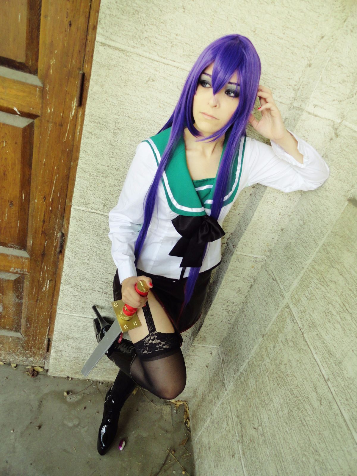 Highschool of the Dead - Busujima Saeko cosplay của Daireth Winehouse