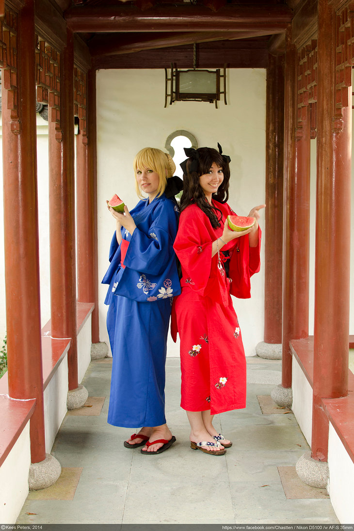 "Đêm số phận" Saber & Tosaka Rin Yukata Ver.
