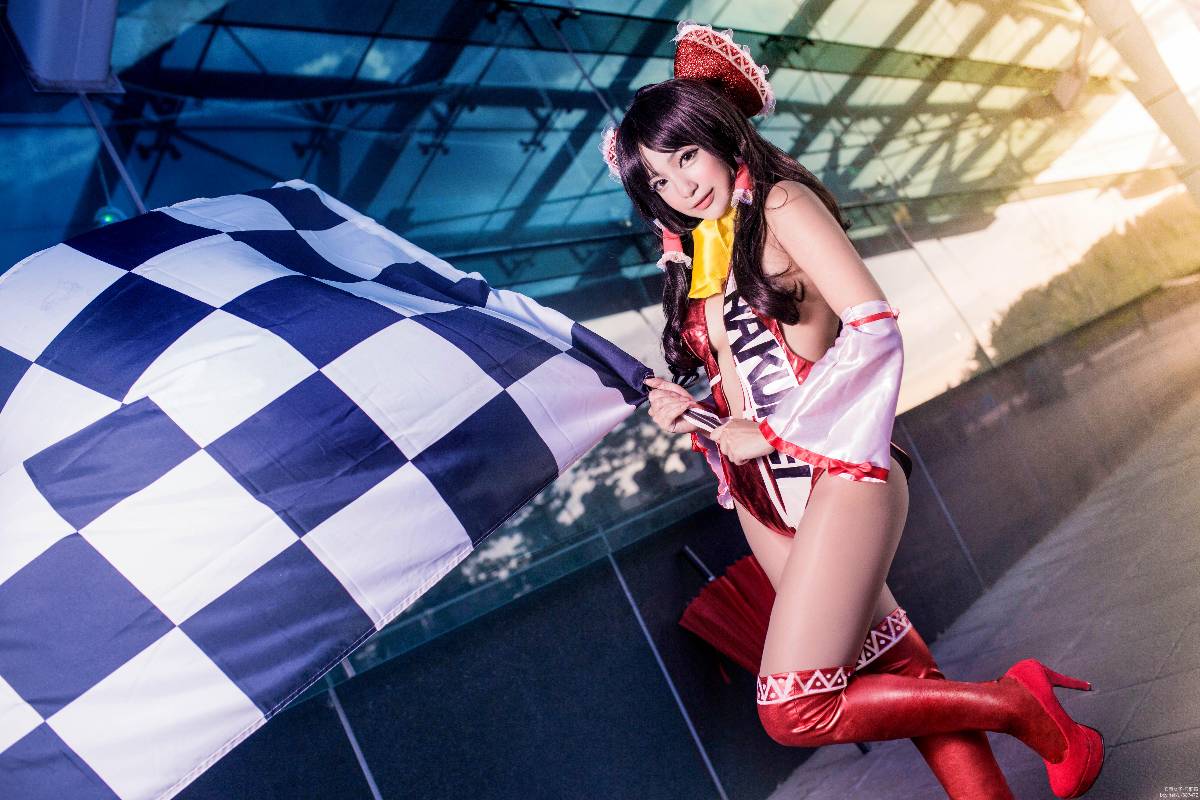 "Dự án phương Đông" Boli Lingmeng Racing Girl Phiên bản C O S P L A Y
