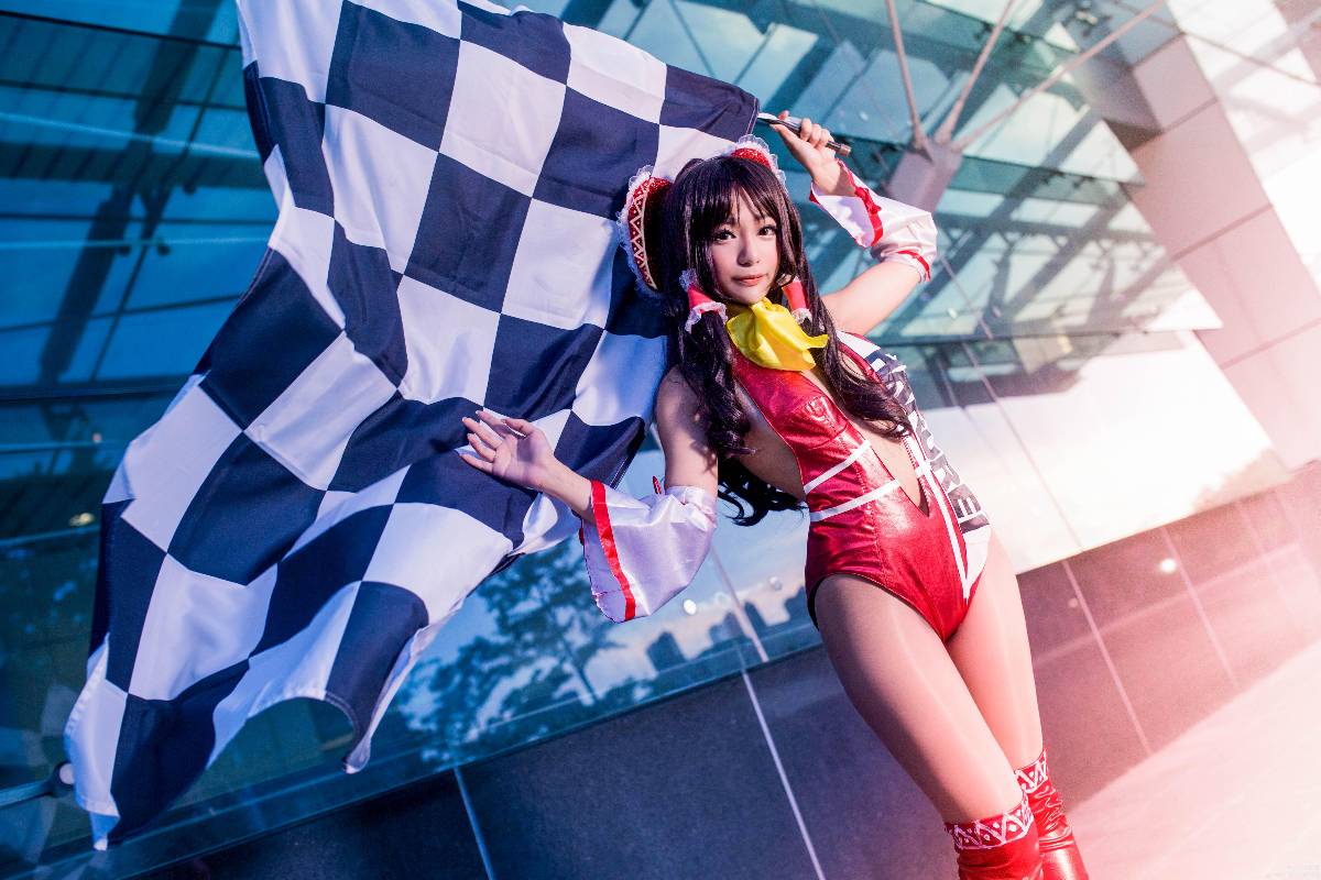 "Dự án phương Đông" Boli Lingmeng Racing Girl Phiên bản C O S P L A Y